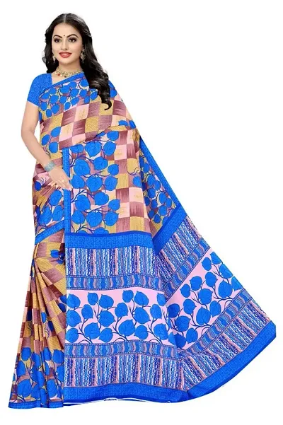 Glamorous Georgette Saree with Blouse piece 