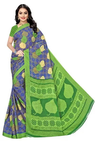 Fancy Georgette Saree With Blouse Piece For Women