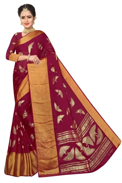 Fancy Chiffon Saree With Blouse Piece For Women