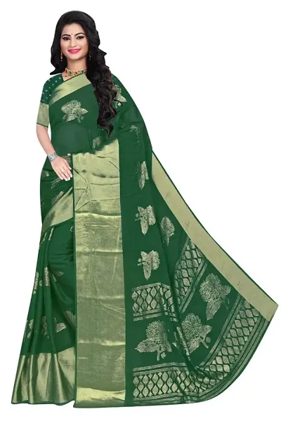 Fancy Chiffon Saree With Blouse Piece For Women