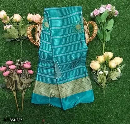 Crepe silk saree with running blouse and fancy print work