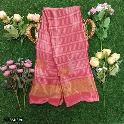 Crepe silk saree with running blouse and fancy print work-thumb0