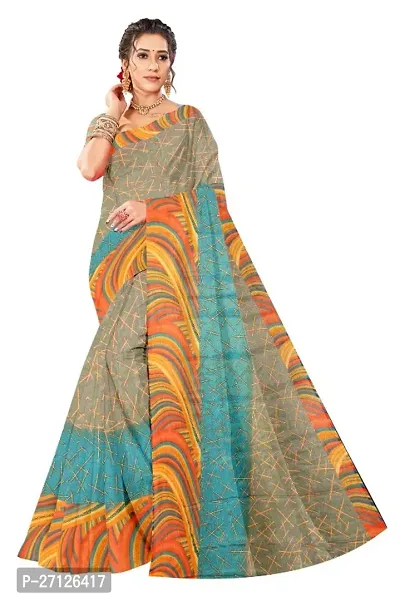 Fancy Chiffon Saree With Blouse Piece For Women