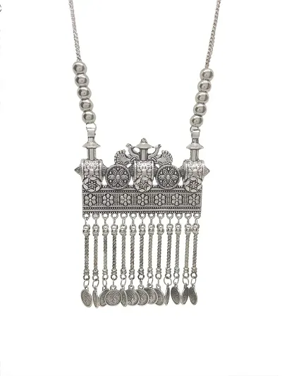 Stylish German Silver Necklace For Women
