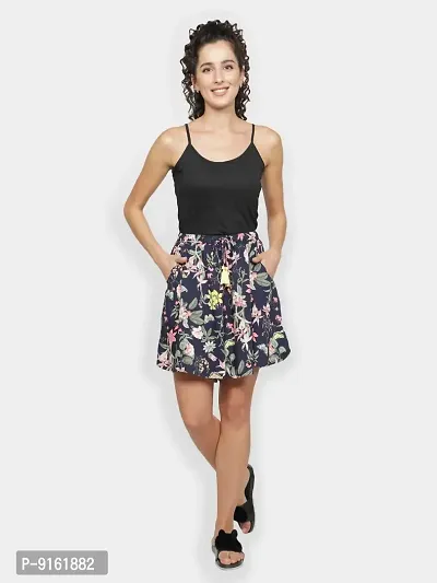 Stylish Fancy Viscose Printed Shorts For Women