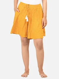 Stylish Fancy Viscose Printed Shorts For Women-thumb2