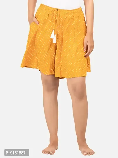 Stylish Fancy Viscose Printed Shorts For Women-thumb3
