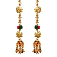 Divine Elephant Elegance Door Latkan exclusively crafted by Ganapath Handicrafts-thumb1