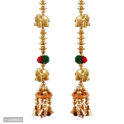 Divine Elephant Elegance Door Latkan exclusively crafted by Ganapath Handicrafts-thumb2