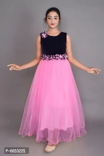 Girls Maxi/Full Length Festive/Wedding Dress-thumb3