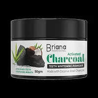 briana Charcoal Tooth Powder Toothpaste Teeth Whitening -50 Grams-thumb1