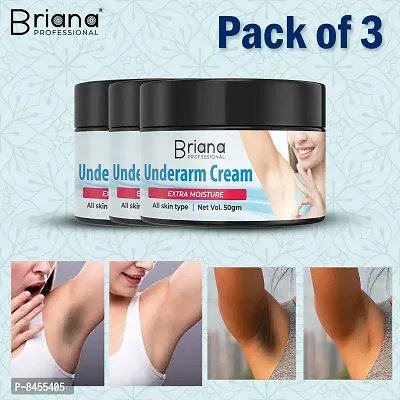 Briana Under Arm Creams 50Gm  Pack Of 3