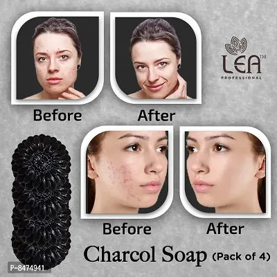The Natural Wash Charcoal Soap Pack Of 4