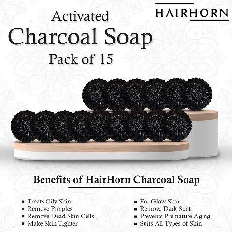 Activated Charcoal Bath Soap (Pack Of 14,15,16)