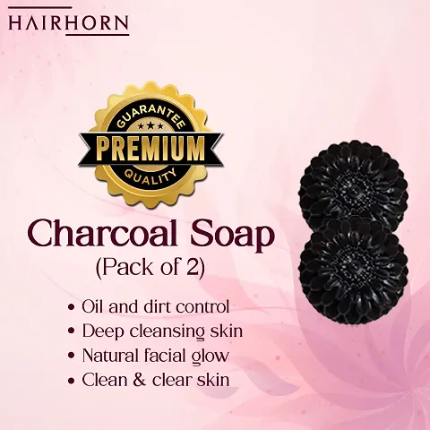 Activated Charcoal Handmade Bath Soap (Pack Of 2,3,4)
