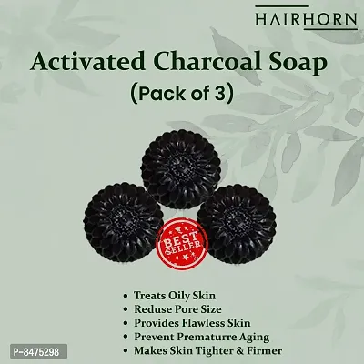 Activated Charcoal Melt And Pour Soap Pack Of 3-thumb0