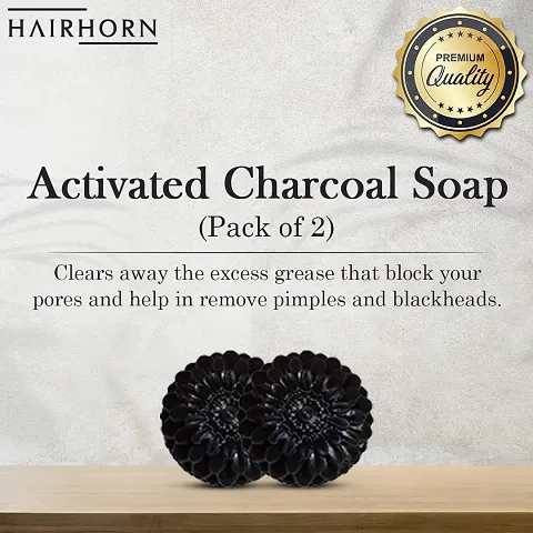 Best Selling Activated Charcoal Handmade Bath Soap (Pack Of 2,3,5)