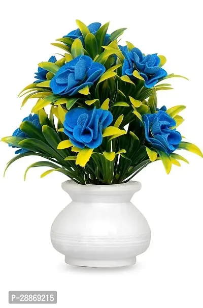 Magnificent Artificial Flowers With Pot For Room Decoration Pack Of 1