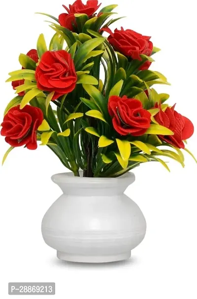 Magnificent Artificial Flowers With Pot For Room Decoration Pack Of 1