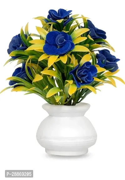 Magnificent Artificial Flowers With Pot For Room Decoration Pack Of 1