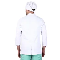 Epicure wears Uniforms Women's Sleeveless Poly-Cotton Lab Coat ndash; Best Apron for Female Nurses, Students, and Lab Technicians  (White_Small)-thumb1