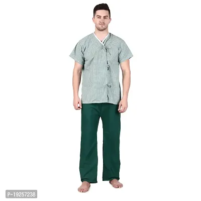 Epicure wears Unisex Men | Women Patient Kurta -Payjama / Suit / Gown / Dress Surgeon Gown Hospital / Medical Uniform Pack of 1