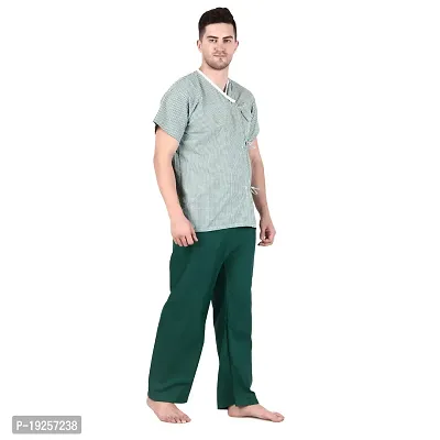 Epicure wears Unisex Men | Women Patient Kurta -Payjama / Suit / Gown / Dress Surgeon Gown Hospital / Medical Uniform Pack of 1-thumb5