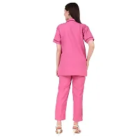 Epicure wears Uniforms Unisex  Men's | Women's Cotton Scrub Suit - Ideal for Doctors, Dentists and Healthcare Professionals  (Pink_Small)-thumb1