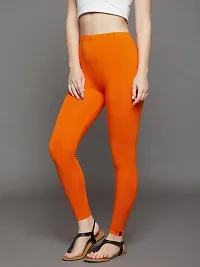 Fabulous Cotton Lycra Solid Leggings For Women-thumb2