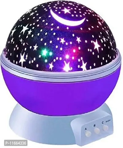 Star Master Rotating 360 Degree Moon Night Light Lamp Projector with Colors and USB Cable-thumb4