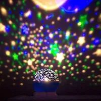 Star Master Rotating 360 Degree Moon Night Light Lamp Projector with Colors and USB Cable-thumb4