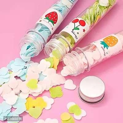 Flower Design Tube Shape Bottle Paper Soap Clean Soft Bath For Travel (Pack of 5)-thumb2