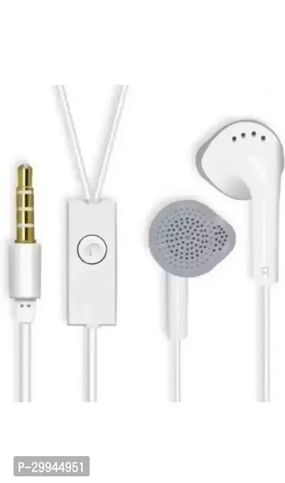 Stylish Wired Headphone-White-thumb0