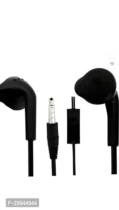 Stylish Wired Headphone-Black-thumb0