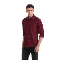 Classic Cotton Solid Mens Formal Shirt-thumb2