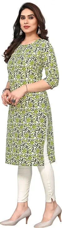 Elegant Crepe Printed Kurta For Women- Pack Of 3-thumb1