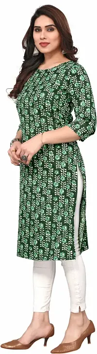 Elegant Crepe Printed Kurta For Women- Pack Of 3-thumb2