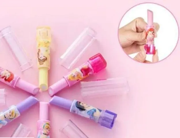 Lipstick Shape Eraser-Set Of 4