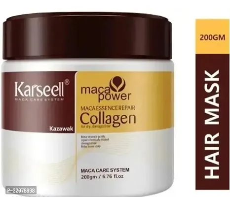 Collagen Hair Treatment Deep Repair Conditioning Argan Oil Collagen Hair Mask Essence-200 G-thumb0