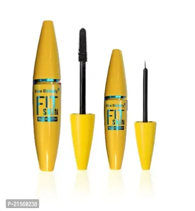 Waterproof mascara With Eye Liner Pack of 1