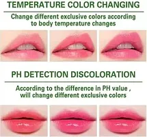 Aloe Vera Color Changing Lipstick, Long Lasting Lip Care Nutritious Plumper Lip Balm Moisturizer Magic Temperature Color Change Lip Gloss Matte Makeup 3 PCS-thumb1