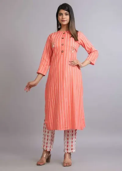 Trendy Rayon Straight Kurta Palazzo Set