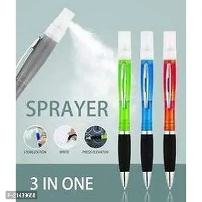 RATED CART Portable Pen Sanitizer Spray Bottle Pen 10 Ml Empty - Sanitizer Spray Pen Transparent, Refillable for Travel and Daily (Pack of 1 Sanitizer Spray Pen)-thumb3