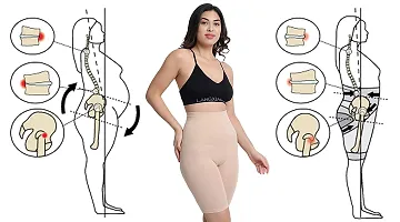 Heavy Shapewear Women's Control Body Shaper Beige-thumb2