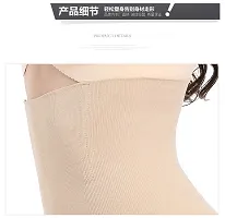 Elegant Beige Cotton Blend Solid Tummy And Thigh Shaper For Women-thumb4