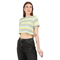 HANUMANT IMPEX New Printed Crop Top for Women-thumb2