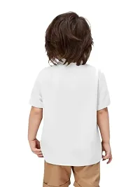 HANUMANT IMAPEX New Plain Important Cotton Casual Wear Shirt for Boys (13-14 Years, White)-thumb1