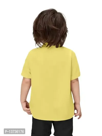 HANUMANT IMAPEX New Plain Important Cotton Casual Wear Shirt for Boys-thumb2