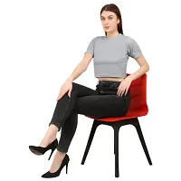 HANUMANT IMPEX Plain Lycra Fabric Casual Wear Crop Top for Women-thumb3