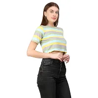 HANUMANT IMPEX New Printed Crop Top for Women-thumb3